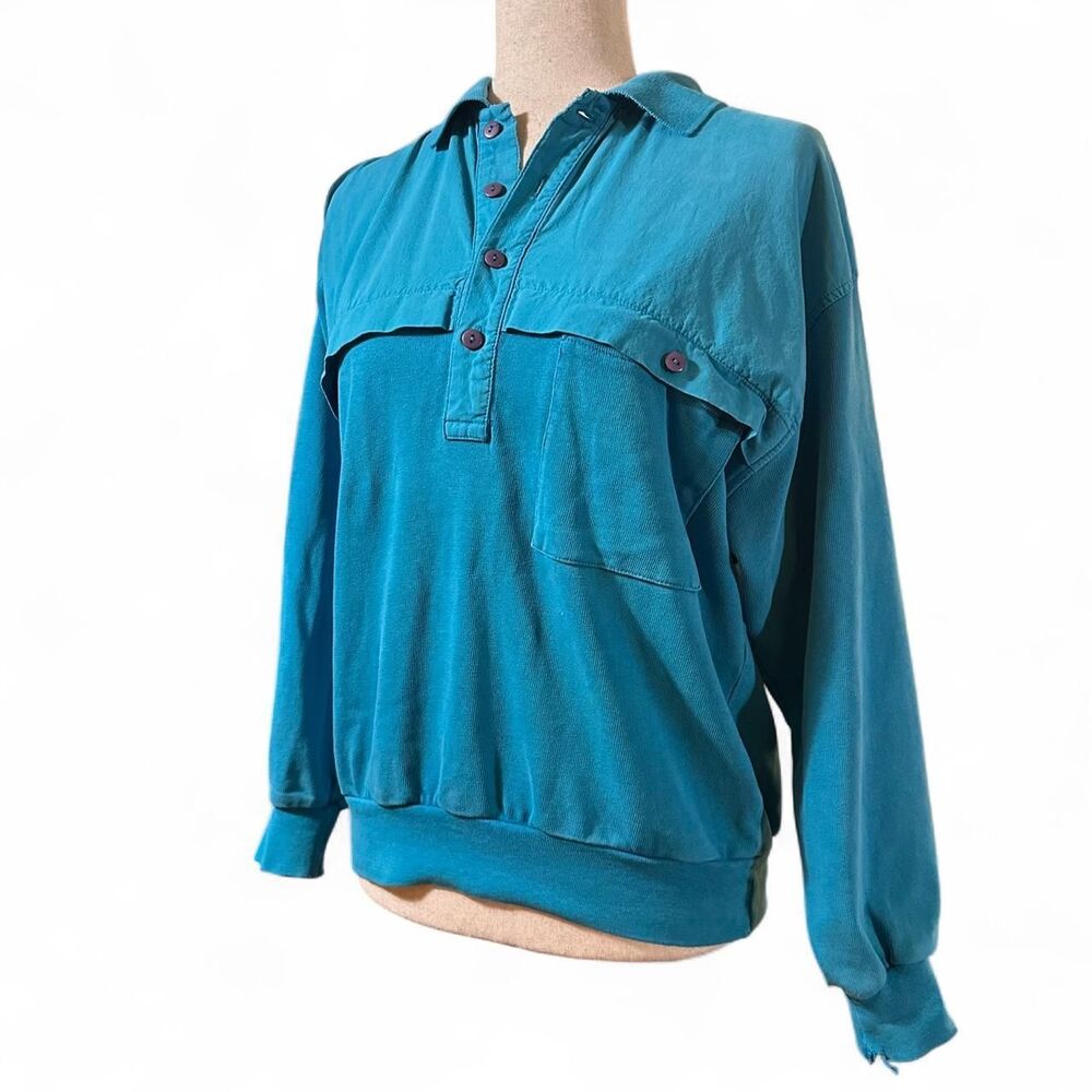 Eddie-bauer Women's Blue Sweatshirt